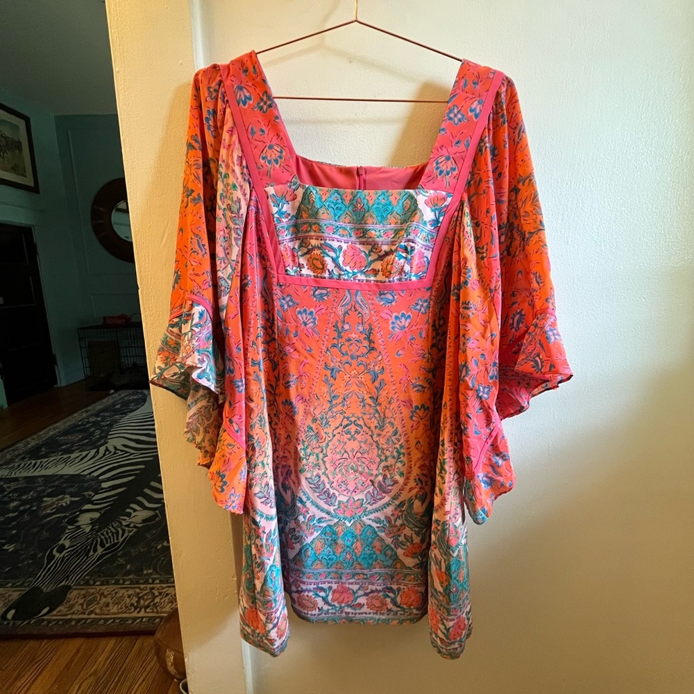 Vibrant Multicolor Kimono dress